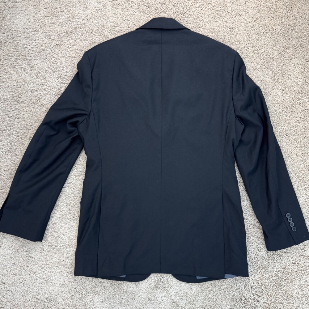 J.S. A. Bank 1905 Tailored Fit Blazer‎ Mens 38R Black Wool Blend Business Casual - Picture 11 of 11